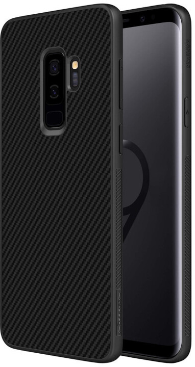 Nillkin Synthetic Fiber ochranný zadní kryt pro Samsung G965 Galaxy S9 Plus, Carbon Black_834139951