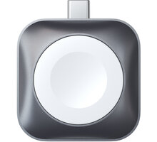 Satechi dokovací stanice USB-C pro Apple Watch, magnetická, šedá O2 TV HBO a Sport Pack na dva měsíce