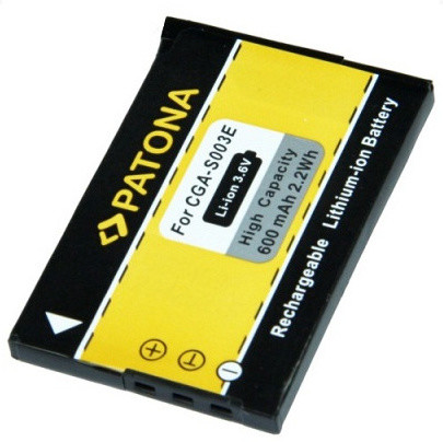 Patona baterie pro Panasonic CGA-S003E 600mAh 3,6V Li-Ion_1405080103
