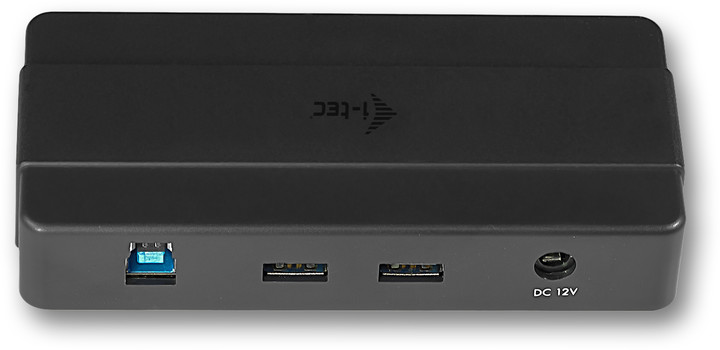 i-tec USB HUB Charging/ 7 portů/ 2 nabíjecí port/ USB 3.0/ napájecí adaptér/ černý