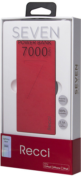 EPICO externí baterie 7000 mAh RECCI - červená_1240072834