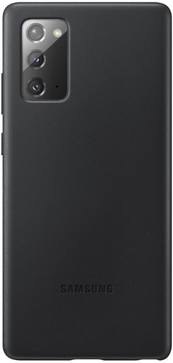 Samsung kožený kryt pro Samsung Galaxy Note20, černá_1020357947