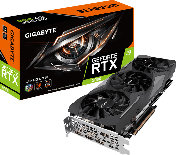 GIGABYTE GeForce RTX 2080 GAMING OC 8GB, 8GB GDDR6_755860528