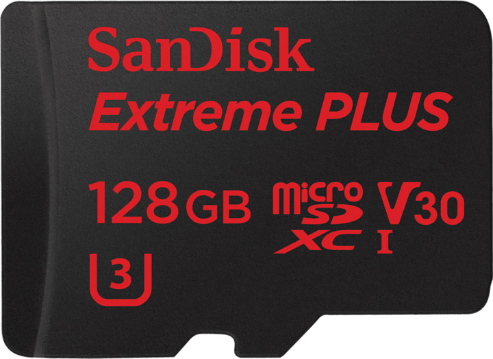 SanDisk Micro SDXC Extreme Plus 128GB UHS-I U3 + adapter_1035653789