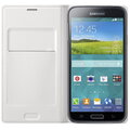 Samsung flipové pouzdro s kapsou EF-WG900B pro Galaxy S5, bílá