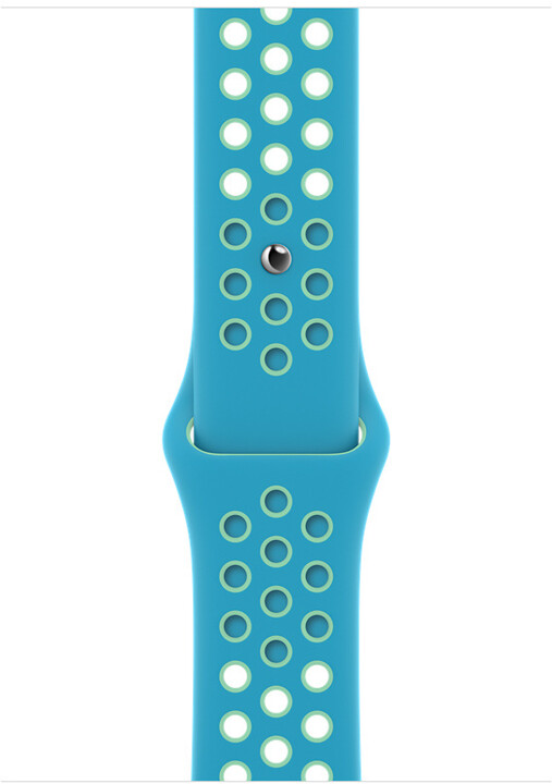 Apple řemínek Nike pro Watch Series, sportovní, 40mm, modrá/zelená_890228603