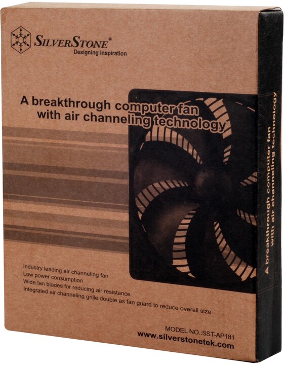 SilverStone AP181 Air Penetrator, 180mm, černá_1351295421