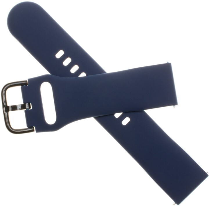 FIXED silikonový řemínek pro smartwatch, šířka 20mm, modrá_1280799617
