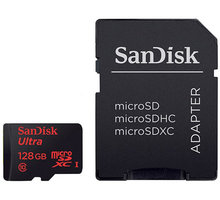 SanDisk Micro SDXC UltraAndroid Class 10 128GB + adaptér_1298278735