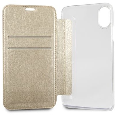 Guess Studs and Sparkle Book Pouzdro Beige pro iPhone X_248072920