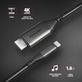 AXAGON RVC-HI2MC, USB-C -&gt; HDMI 2.0a redukce / kabel 1,8m, 4K/60Hz HDR10_1807011351