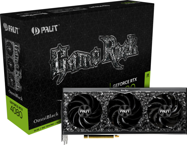 PALiT GeForce RTX 4080 GameRock OmniBlack, 16GB GDDR6X_646834825