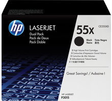 HP CE255XD, černý, dual pack_200439300