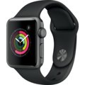 Apple Watch 2 38mm Space Grey Aluminium Case with Black Sport Band