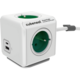 Cubenest PowerCube Extended prodlužovací přívod 1,5m, 4 zásuvky + USB A+C PD 20 W, zelená_1202479092
