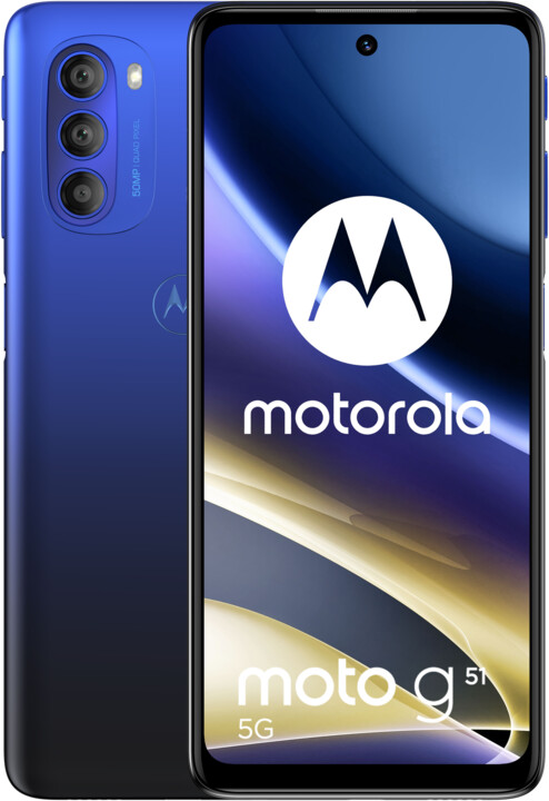 Motorola Moto G51 5G, 4GB/64GB, Horizon Blue_2060145064