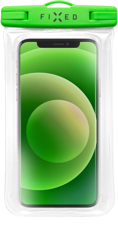 FIXED vodotěsné pouzdro Float Edge pro mobilní telefony, univerzální, IPX8, zelená_233408627