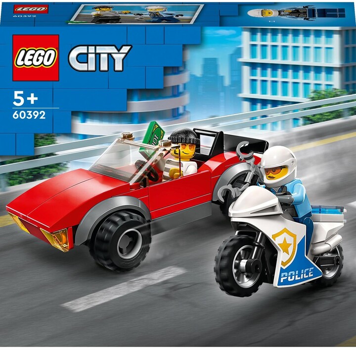 LEGO® City 60392 Honička auta s policejní motorkou_1754343115