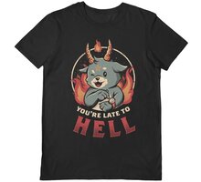 Tričko Eduely Design - You&#39;Re Late To Hell (L)_2045302556