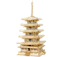 Stavebnice RoboTime Pagoda, dřevěná_1311587366