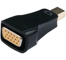 Gembird CABLEXPERT kabel miniDisplayport na VGA, M/F, černá