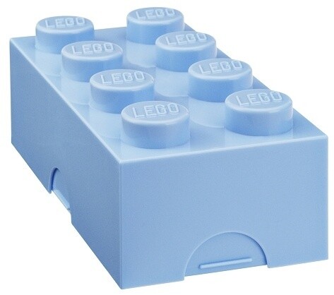 Box na svačinu LEGO, světle modrá