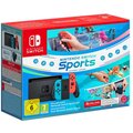 Nintendo Switch + Switch Sports + 3M NS, červená/modrá_775969737
