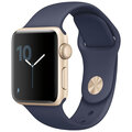 Apple Watch Series 2, 42mm Gold Aluminium Case with Midnight Blue Sport Band_478755334