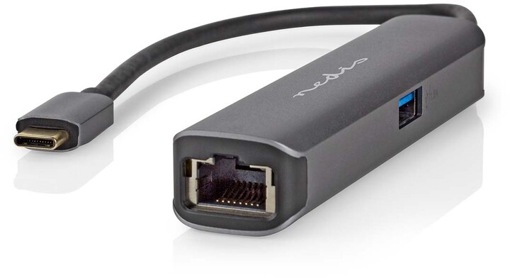 Nedis Multiportový adaptér USB-C, USB-A, USB-C, HDMI, RJ45_903190277