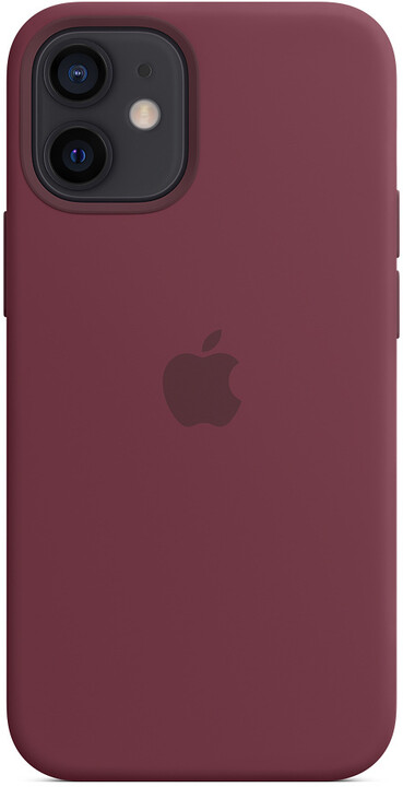 Apple silikonový kryt s MagSafe pro iPhone 12 mini, vínová_1687192916