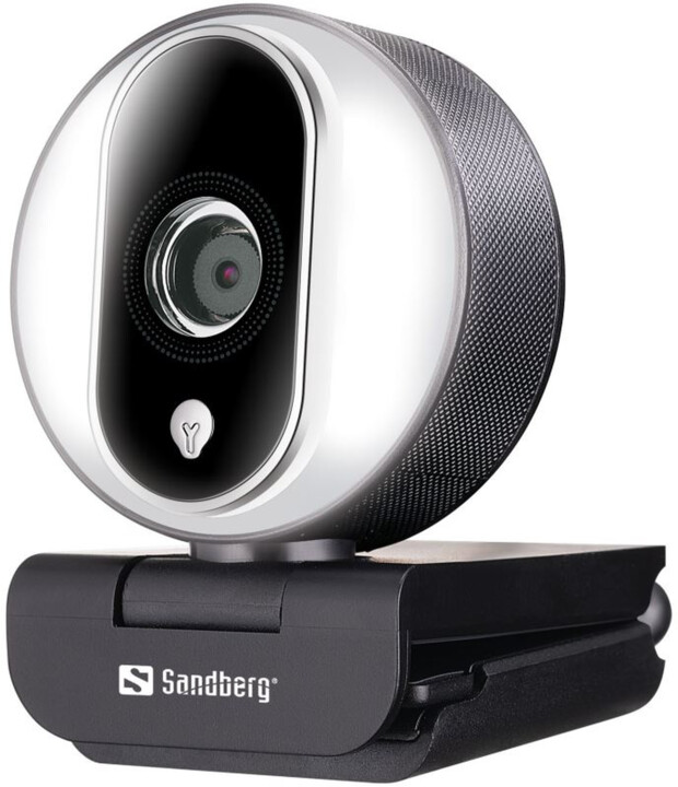 Sandberg Streamer USB Webcam Pro, stříbrná_1988867667