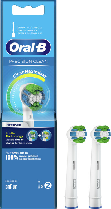 Oral-B EB 20-2 Precision clean náhradní hlavice s Technologií CleanMaximiser, 2 ks_1025046979