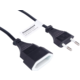 PremiumCord kabel síťový prodlužovací dvojvidlice 230V 5m