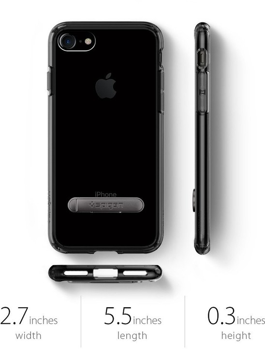 Spigen Ultra Hybrid S pro iPhone 7, jet black_2028505739