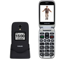 Evolveo EasyPhone FS s nabíjecím stojánkem, černá SGM EP-771-FSB