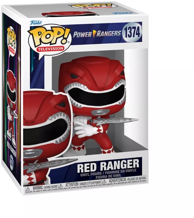Figurka Funko POP! Strážci vesmíru - Red Ranger (Television 1374)_274768007