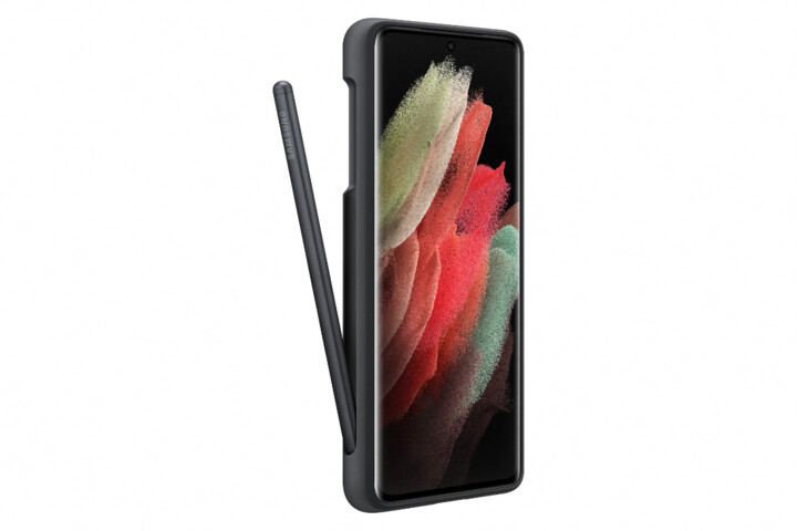 Samsung silikonový kryt pro Samsung Galaxy S21 Ultra, černá + S Pen_1873339820