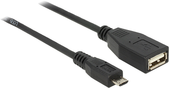 DeLock USB micro-B samec na USB 2.0-A samice OTG, 50 cm_443896217