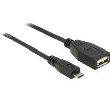DeLock USB micro-B samec na USB 2.0-A samice OTG, 50 cm_443896217
