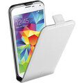 CellularLine Flap Essential pouzdro pro Galaxy S5, bílá