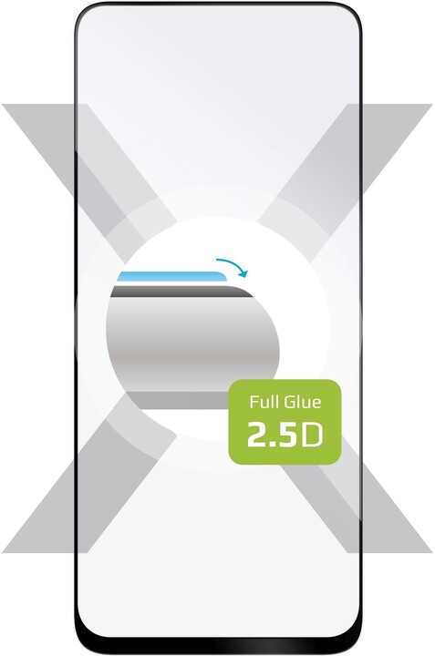FIXED ochranné sklo Full-Cover pro OnePlus Nord CE 2 5G, s lepením přes celý displej, černá_351929822