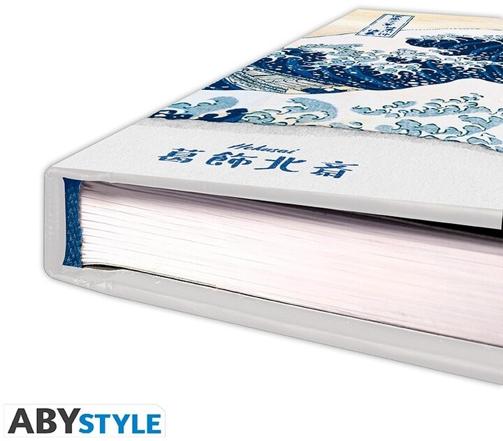 Zápisník Hokusai - Great Wave, linkovaný, A5_379379422