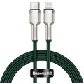 BASEUS kabel Cafule USB-C - Lightning, nabíjecí, datový, PD 20W, 1m, zelená_1004546700