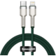 BASEUS kabel Cafule USB-C - Lightning, nabíjecí, datový, PD 20W, 1m, zelená
