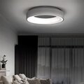 Solight LED stropní světlo kulaté Treviso, 48W, 2880lm, stmívatelné, dálkové ovládání, šedá_764391269