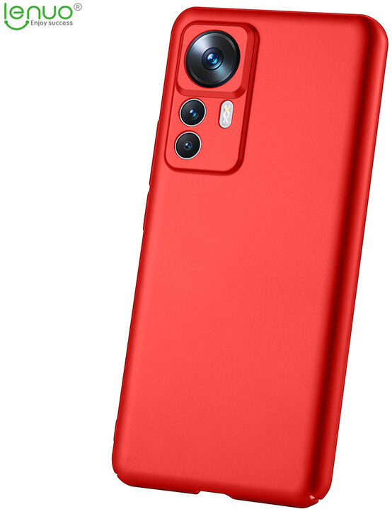 Lenuo Leshield zadní kryt pro Xiaomi 12T Pro, červená_2019272259
