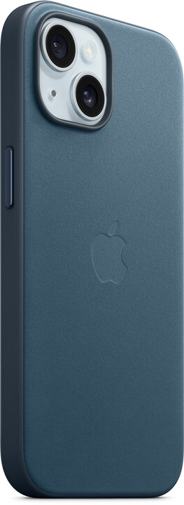 Apple kryt z tkaniny FineWoven s MagSafe na iPhone 15, tichomořsky modrá_762723851