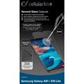 Cellularline ochranné tvrzené sklo Capsule pro Samsung Galaxy A91, pro celý display, černá_1417750763