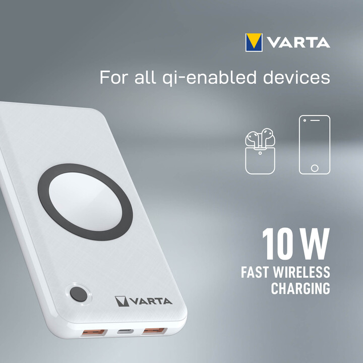 VARTA bezdrátová powerbanka Portable Wireless, 15000mAh_1108797728