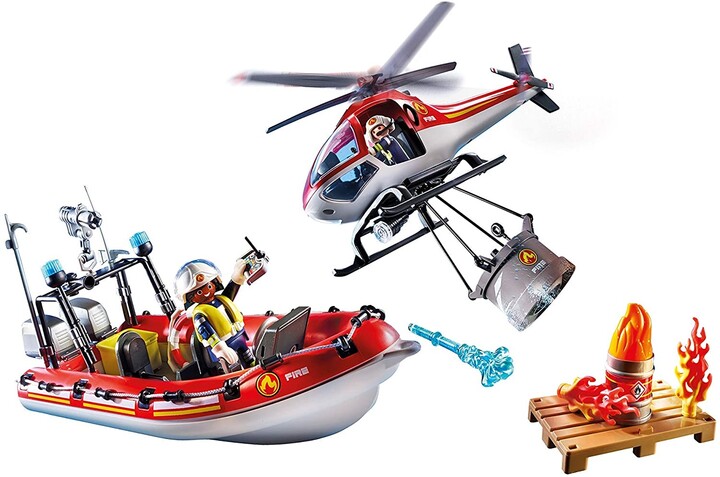 Playmobil City Action 70335 Hasiči s helikoptérou a člunem_700044603
